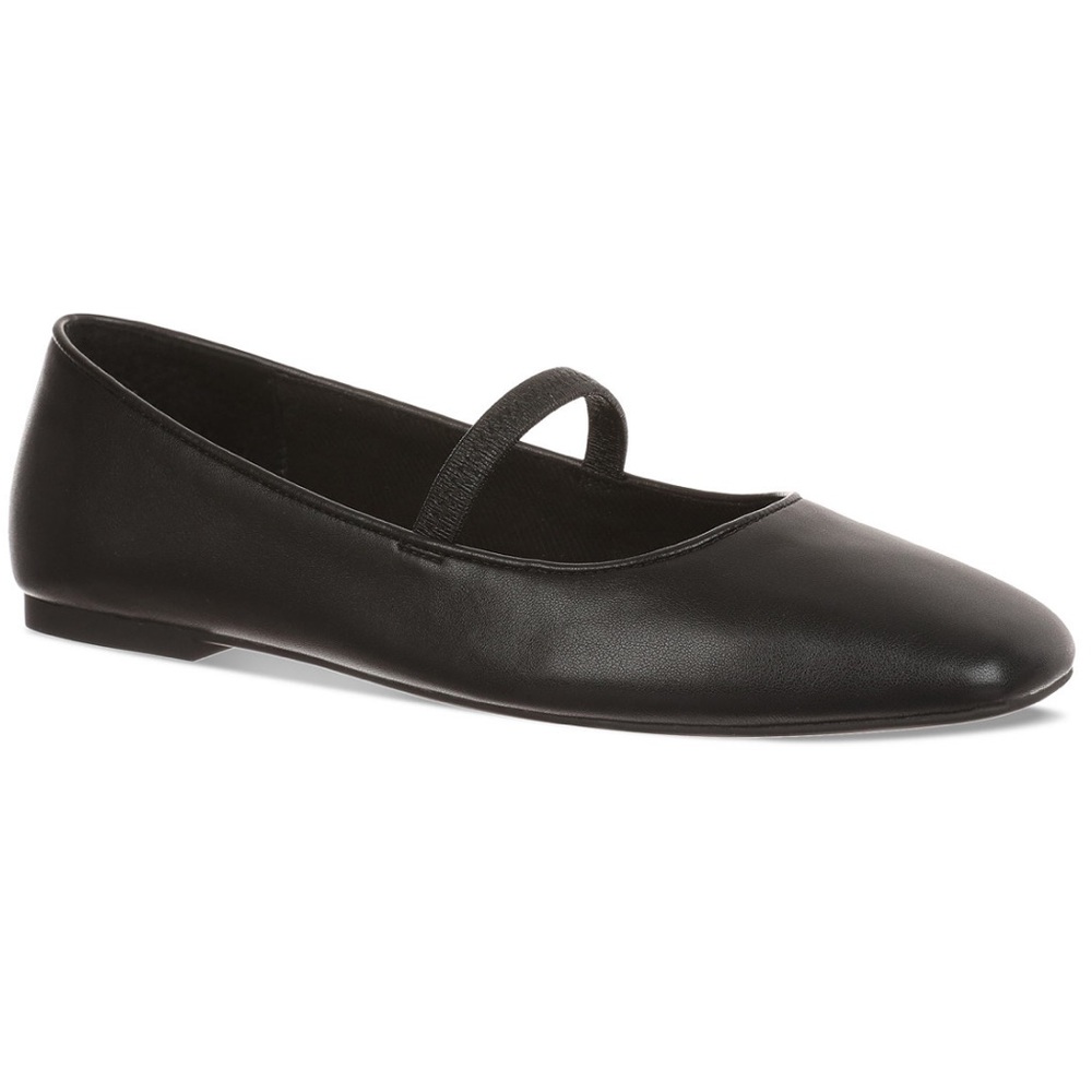Nessa Square-Toe Mary Jane Flats